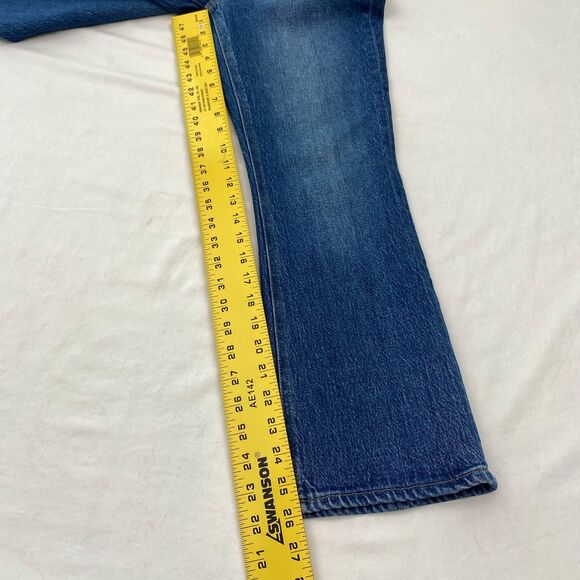 J Crew Boot Crop High Rise Button Fly Jeans Blue Denim Billie Womens 26 - Picture 10 of 12